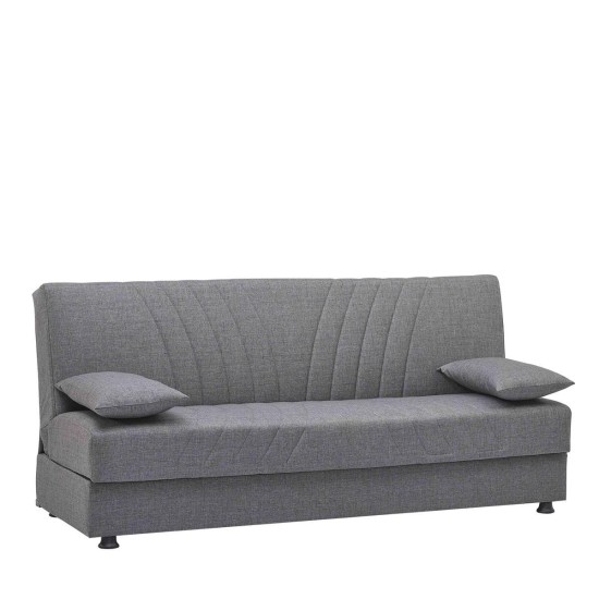 Καναπές Κρεβάτι Τριθέσιος JORGE Γκρι 180x78x80cm Καναπές Κρεβάτι Τριθέσιος JORGE Γκρι 180x78x80cm