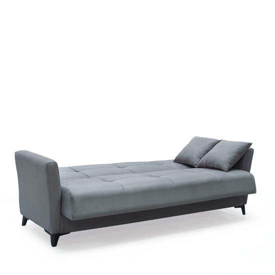 Καναπές Κρεβάτι Τριθέσιος JAVIER 3S Γκρι 210x84x86cm Καναπές Κρεβάτι Τριθέσιος JAVIER 3S Γκρι 210x84x86cm
