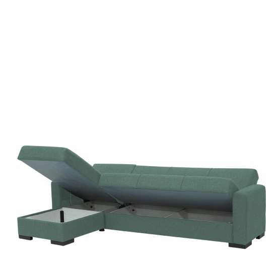 Καναπές Κρεβάτι Γωνιακός JOSE Μέντα 270x150x86cm Καναπές Κρεβάτι Γωνιακός JOSE Μέντα 270x150x86cm