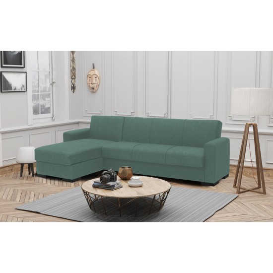 Καναπές Κρεβάτι Γωνιακός JOSE Μέντα 270x150x86cm Καναπές Κρεβάτι Γωνιακός JOSE Μέντα 270x150x86cm
