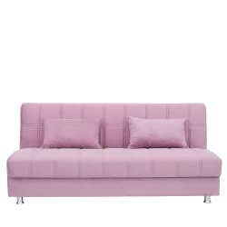 Καναπές Κρεβάτι Τριθέσιος  LAURA Σάπιο Μήλο 190x84x86cm