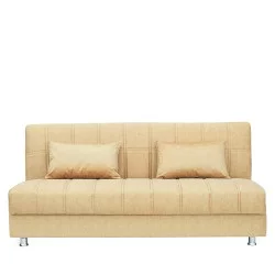 Καναπές Κρεβάτι Τριθέσιος  LAURA Μουσταρδί 190x84x86cm