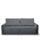 Καναπές Κρεβάτι Τριθέσιος  SHELBY Γκρι 215x110x90cm