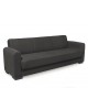 Καναπές Κρεβάτι Τριθέσιος HOMER Ανθρακί 226x78x78cm Καναπές Κρεβάτι Τριθέσιος HOMER Ανθρακί 226x78x78cm