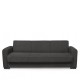 Καναπές Κρεβάτι Τριθέσιος HOMER Ανθρακί 226x78x78cm Καναπές Κρεβάτι Τριθέσιος HOMER Ανθρακί 226x78x78cm