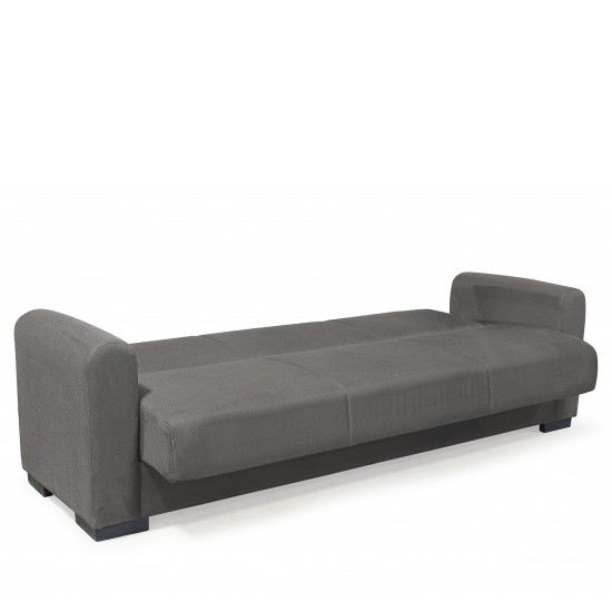 Καναπές Κρεβάτι Τριθέσιος HOMER Γκρι 226x78x78cm Καναπές Κρεβάτι Τριθέσιος HOMER Γκρι 226x78x78cm