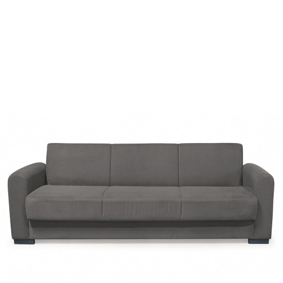 Καναπές Κρεβάτι Τριθέσιος HOMER Γκρι 226x78x78cm Καναπές Κρεβάτι Τριθέσιος HOMER Γκρι 226x78x78cm