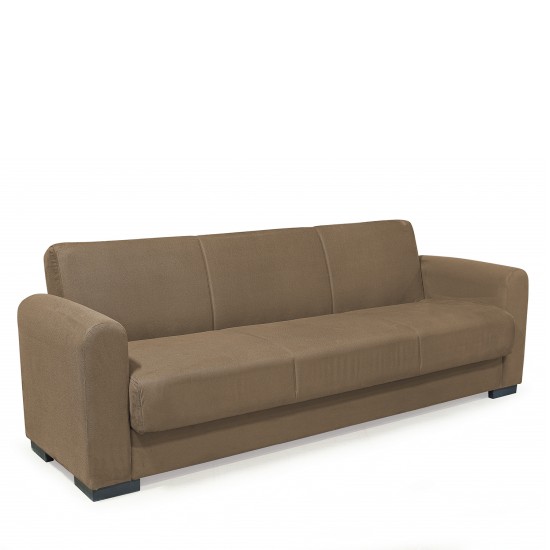 Καναπές Κρεβάτι Τριθέσιος HOMER Μπεζ 226x78x78cm Καναπές Κρεβάτι Τριθέσιος HOMER Μπεζ 226x78x78cm
