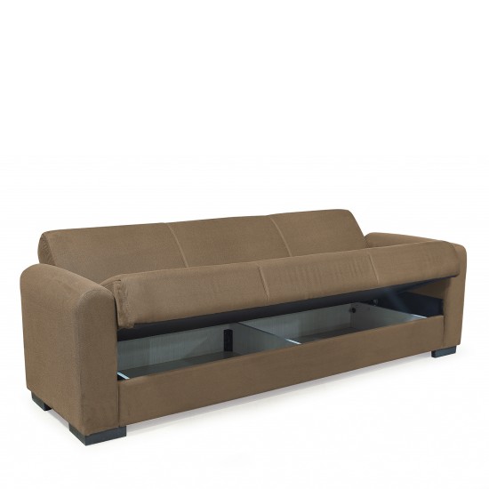 Καναπές Κρεβάτι Τριθέσιος HOMER Μπεζ 226x78x78cm Καναπές Κρεβάτι Τριθέσιος HOMER Μπεζ 226x78x78cm