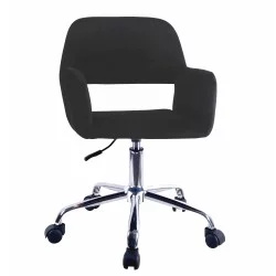 Καρέκλα Γραφείου  KLOI Μαύρο Βελούδο 37x42x78-90cm