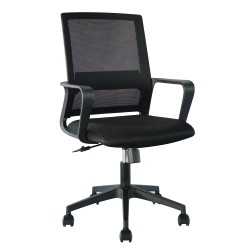 Καρέκλα Γραφείου  ARAXIS Μαύρο Mesh 58x56x96-106.5cm