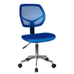 Καρέκλα Γραφείου  PRESLEY Μπλε Mesh 50x50x96cm