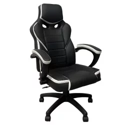 Καρέκλα Γραφείου  Gaming ΚΛΕΟΝΙΚΗ Μαύρο/Λευκό 65x72x118-126cm
