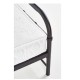 Κρεβάτι  LIBERTY Μεταλλικό Sandy Black 209x124x93cm (Στρώμα 120x200cm)