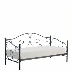 Κρεβάτι  MICHAEL Μεταλλικό Sandy Black 209x97x106cm (200x90cm)