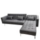 Καναπές Κρεβάτι Γωνιακός ARION Γκρι Ύφασμα 244x162x84cm Καναπές Κρεβάτι Γωνιακός ARION Γκρι Ύφασμα 244x162x84cm