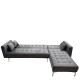 Καναπές Κρεβάτι Γωνιακός ARION Γκρι Ύφασμα 244x162x84cm Καναπές Κρεβάτι Γωνιακός ARION Γκρι Ύφασμα 244x162x84cm