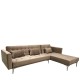 Καναπές Κρεβάτι Γωνιακός ARION Καφέ Ύφασμα 244x162x84cm Καναπές Κρεβάτι Γωνιακός ARION Καφέ Ύφασμα 244x162x84cm