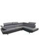 Καναπές Γωνιακός MASAL Γκρι Ύφασμα 280x185x85cm Καναπές Γωνιακός MASAL Γκρι Ύφασμα 280x185x85cm