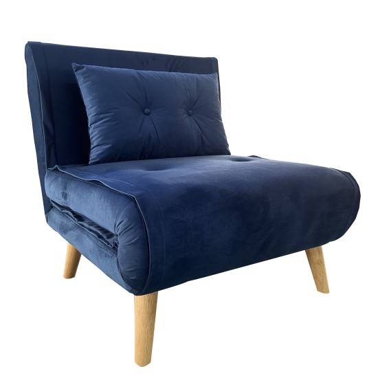 Πολυθρόνα ALFHARD Μπλε Ύφασμα 77x80x79cm Πολυθρόνα ALFHARD Μπλε Ύφασμα 77x80x79cm