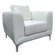 Πολυθρόνα ELFRIC Λευκό PU 89x81x81cm Πολυθρόνα ELFRIC Λευκό PU 89x81x81cm