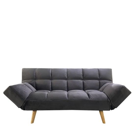 Καναπές Κρεβάτι Τριθέσιος ELVINA Γκρι Ύφασμα 182x82x88cm Καναπές Κρεβάτι Τριθέσιος ELVINA Γκρι Ύφασμα 182x82x88cm