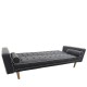 Καναπές Κρεβάτι Τριθέσιος AUBREY Γκρι Ύφασμα 224x88x84cm Καναπές Κρεβάτι Τριθέσιος AUBREY Γκρι Ύφασμα 224x88x84cm