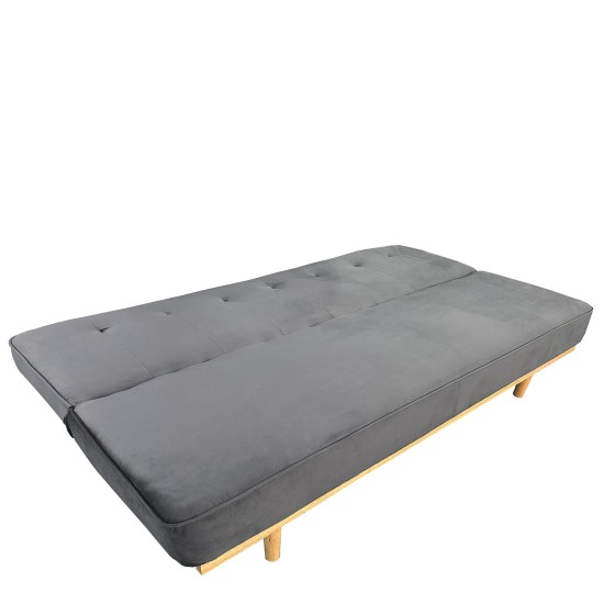 Καναπές Κρεβάτι Τριθέσιος CELESTE Γκρι Ύφασμα 193x85x88cm Καναπές Κρεβάτι Τριθέσιος CELESTE Γκρι Ύφασμα 193x85x88cm