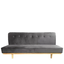 Καναπές Κρεβάτι Τριθέσιος  CELESTE Γκρι Ύφασμα 193x85x88cm