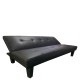 Καναπές Κρεβάτι Τριθέσιος NAHELE Μαύρο PU 179x82.5x78cm Καναπές Κρεβάτι Τριθέσιος NAHELE Μαύρο PU 179x82.5x78cm