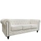 Καναπές Τριθέσιος AVERY Λευκό PU 208x90x73cm Καναπές Τριθέσιος AVERY Λευκό PU 208x90x73cm