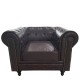 Πολυθρόνα AVERY Σκούρο Καφέ PU 100x90x73cm Πολυθρόνα AVERY Σκούρο Καφέ PU 100x90x73cm