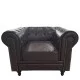 Πολυθρόνα AVERY Σκούρο Καφέ PU 100x90x73cm Πολυθρόνα AVERY Σκούρο Καφέ PU 100x90x73cm