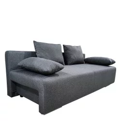 Καναπές Κρεβάτι Τριθέσιος  URBAN LOUNGE 3S Σκούρο Γκρι Ύφασμα 194x93x72cm