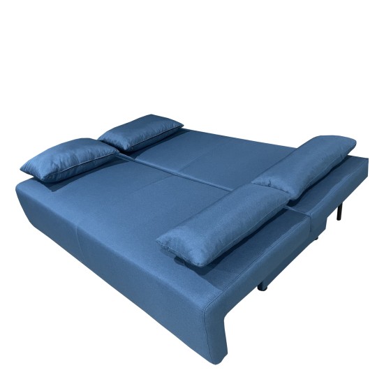 Καναπές Κρεβάτι Τριθέσιος URBAN LOUNGE 3S Μπλε Ύφασμα 194x93x72cm Καναπές Κρεβάτι Τριθέσιος URBAN LOUNGE 3S Μπλε Ύφασμα 194x93x72cm