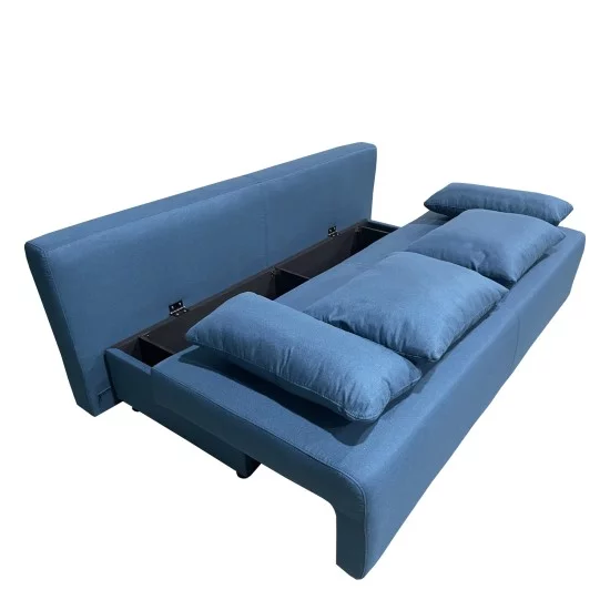 Καναπές Κρεβάτι Τριθέσιος  URBAN LOUNGE 3S Μπλε Ύφασμα 194x93x72cm