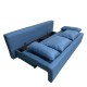 Καναπές Κρεβάτι Τριθέσιος URBAN LOUNGE 3S Μπλε Ύφασμα 194x93x72cm Καναπές Κρεβάτι Τριθέσιος URBAN LOUNGE 3S Μπλε Ύφασμα 194x93x72cm