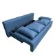 Καναπές Κρεβάτι Τριθέσιος  URBAN LOUNGE 3S Μπλε Ύφασμα 194x93x72cm