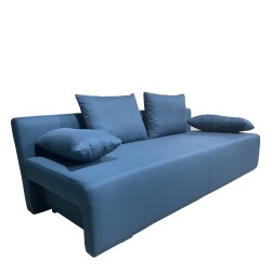 Καναπές Κρεβάτι Τριθέσιος  URBAN LOUNGE 3S Μπλε Ύφασμα 194x93x72cm Καναπές Κρεβάτι Τριθέσιος  URBAN LOUNGE 3S Μπλε Ύφασμα 194x93x72cm