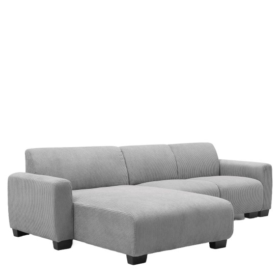 Καναπές Γωνιακός Αναστρέψιμος  TRIANA Γκρι Ύφασμα 287x161x71cm