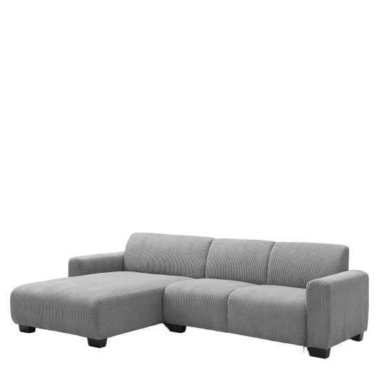 Καναπές Γωνιακός Αναστρέψιμος  TRIANA Γκρι Ύφασμα 287x161x71cm