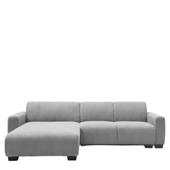 Καναπές Γωνιακός Αναστρέψιμος  TRIANA Γκρι Ύφασμα 287x161x71cm