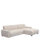 Καναπές Γωνιακός Αναστρέψιμος  TRIANA Μπεζ Ύφασμα 287x161x71cm