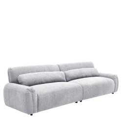 Καναπές Τετραθέσιος  VORTICA Γκρι Ύφασμα 280x85x78cm