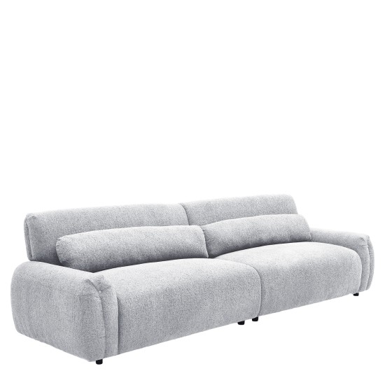 Καναπές Τετραθέσιος  VORTICA Γκρι Ύφασμα 280x85x78cm
