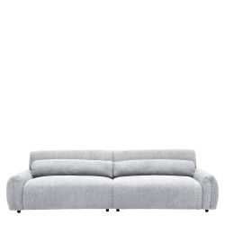 Καναπές Τετραθέσιος  VORTICA Γκρι Ύφασμα 280x85x78cm