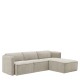Καναπές Γωνιακός Αναστρέψιμος  MAFFEI Μπεζ Ύφασμα 268x163x76cm