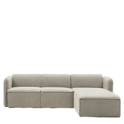 Καναπές Γωνιακός Αναστρέψιμος  MAFFEI Μπεζ Ύφασμα 268x163x76cm