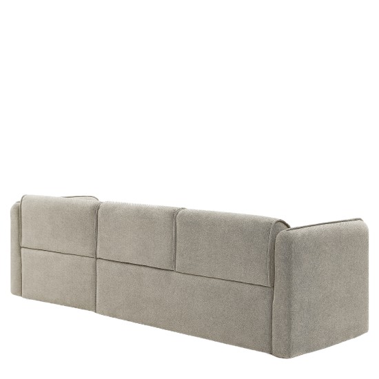 Καναπές Γωνιακός Αναστρέψιμος  MAFFEI Μπεζ Ύφασμα 268x163x76cm