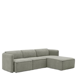 Καναπές Γωνιακός Αναστρέψιμος  MAFFEI Γκρι Ύφασμα 268x163x76cm